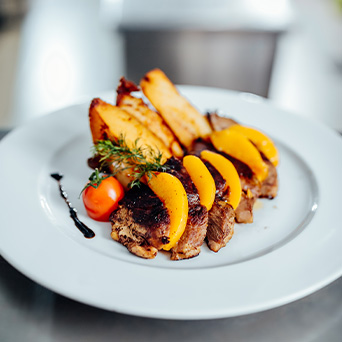 Peaches Dish